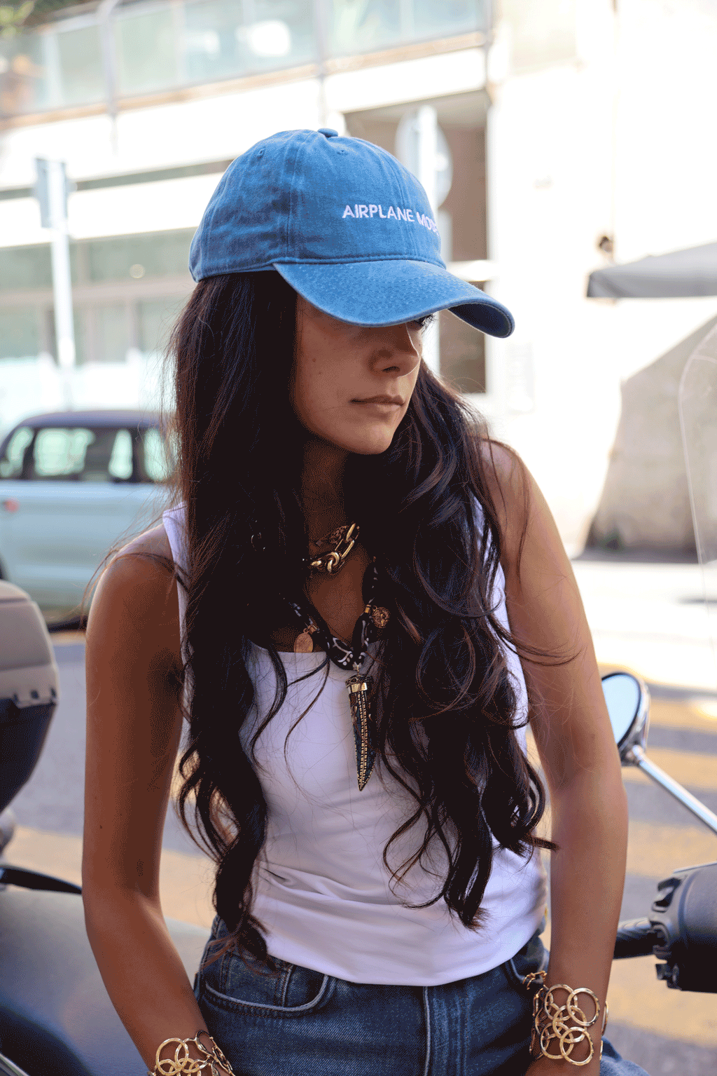 "AIRPLANE MODE" cap