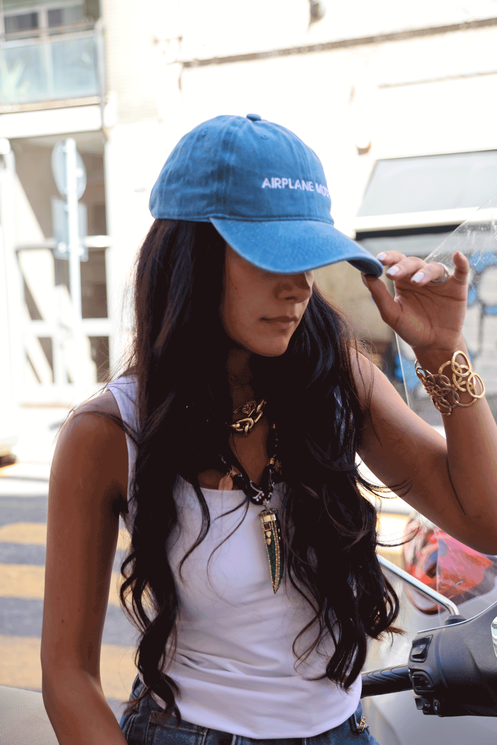 "AIRPLANE MODE" cap